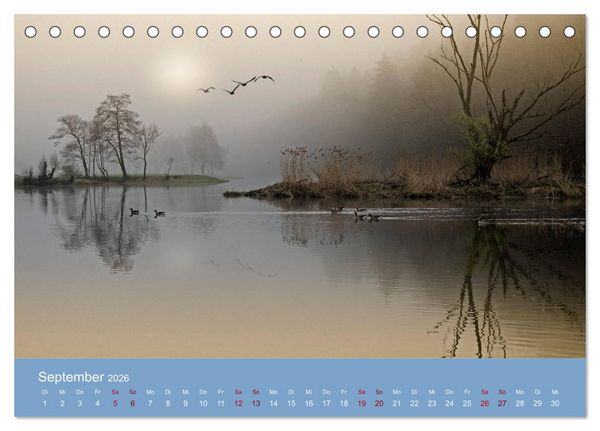Produktbild: Das Jahr an der Naab zwischen Burglengenfeld und Kallm&uuml;nz (Tischkalender 2026 DIN A5 quer), CALVENDO Monatskalender