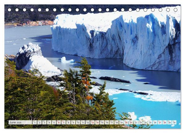 Produktbild: Patagonia, Argentina and Chile National Parks (Desk Calendar 2026 DIN A5 landscape), CALVENDO 12 Month DeskCalendar