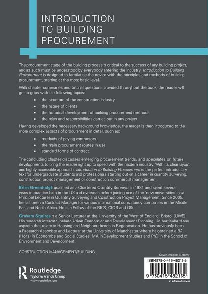 Produktbild: Introduction to Building Procurement