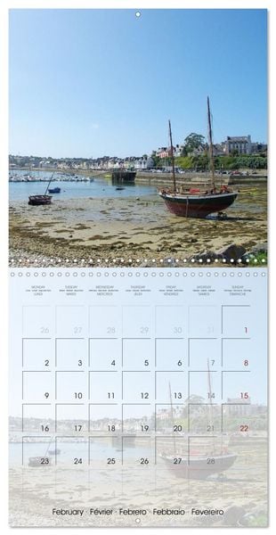 Produktbild: Fl&acirc;ner &agrave; Camaret-sur-Mer (Calendrier mural carr&eacute; 2026 30x30 cm) Calendrier double avec une page pour vos prises de notes