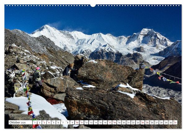 Produktbild: Im Reich des Sagarmatha (hochwertiger Premium Wandkalender 2026 DIN A2 quer), Kunstdruck in Hochglanz