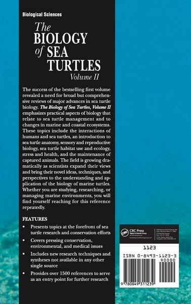 Produktbild: The Biology of Sea Turtles, Volume II