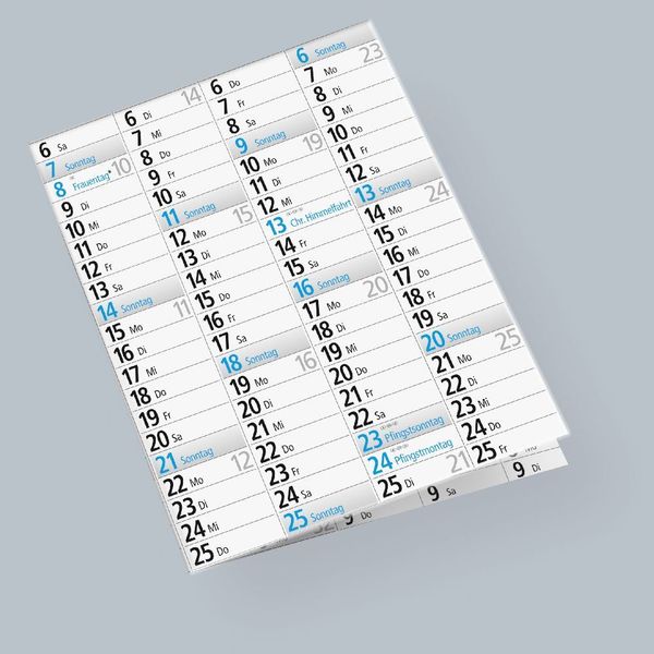 'Plakatkalender (2025)' 'Plakatplaner'