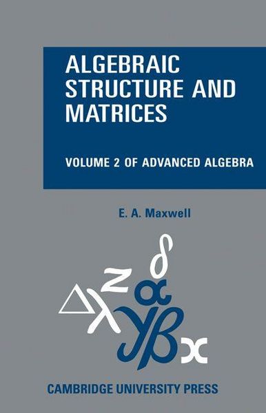 Produktbild: Algebraic Structure and Matrices Book 2