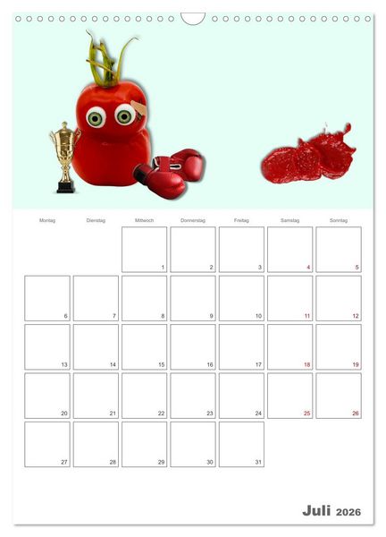 Produktbild: Mord in der Gem&uuml;sek&uuml;che (Wandkalender 2026 DIN A3 hoch), CALVENDO Monatskalender