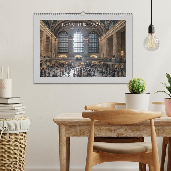 Produktbild: New York &ndash; Von Brooklyn zur Grand Central Station (Wandkalender 2026 DIN A3 quer), CALVENDO Monatskalender