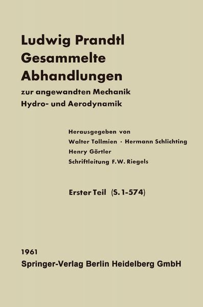 Produktbild: Ludwig Prandtl Gesammelte Abhandlungen