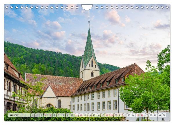Produktbild: Blaubeuren Impressionen (Wandkalender 2026 DIN A4 quer), CALVENDO Monatskalender