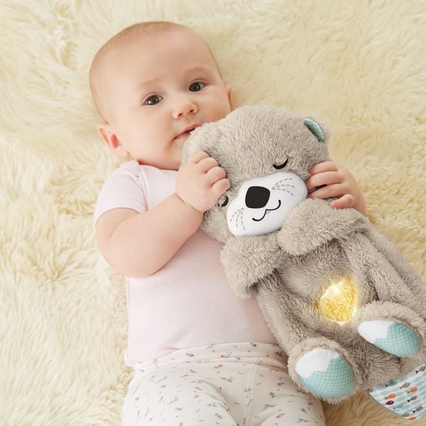Produktbild: Fisher-Price Schlummer-Otter, Plüsch-Tier Baby, Spieluhr, Kuscheltier