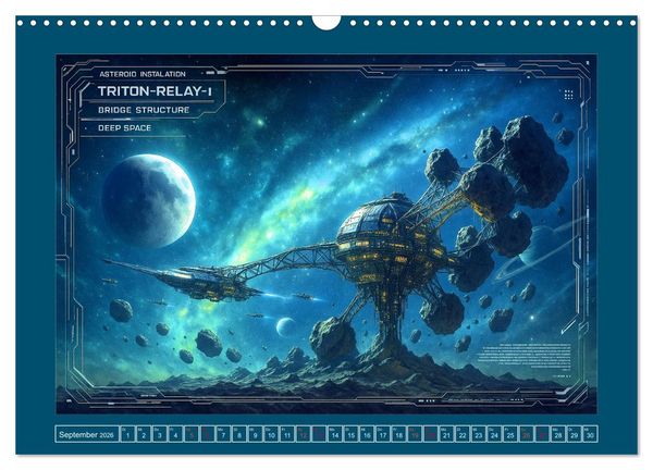 Produktbild: Intelligente Alientechnik (Wandkalender 2026 DIN A3 quer), CALVENDO Monatskalender