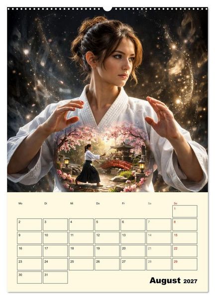 Produktbild: Seele des Kriegers (Wandkalender 2027 DIN A2 hoch), CALVENDO Monatskalender
