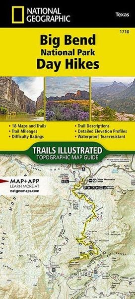 Produktbild: Big Bend National Park Day Hikes Map