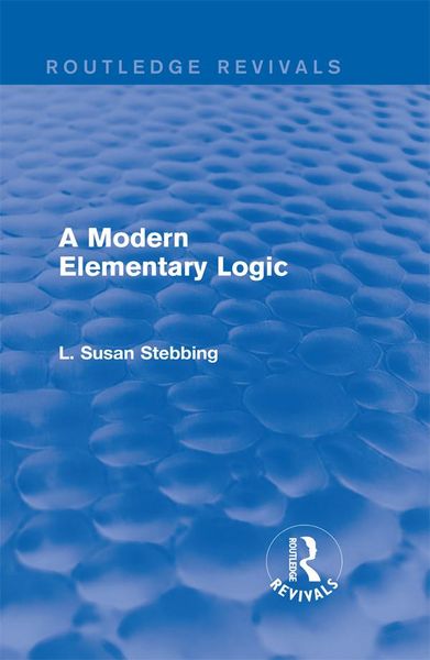 Produktbild: Routledge Revivals: A Modern Elementary Logic (1952)