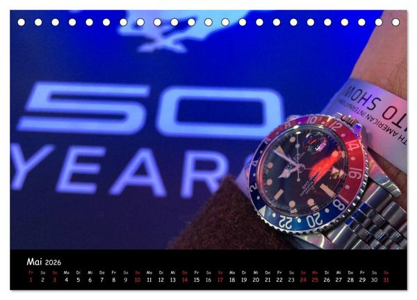Produktbild: Watch Wristshots Worldwide (Tischkalender 2026 DIN A5 quer), CALVENDO Monatskalender
