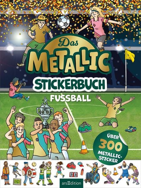 Produktbild: Das Metallic-Stickerbuch &ndash; Fu&szlig;ball