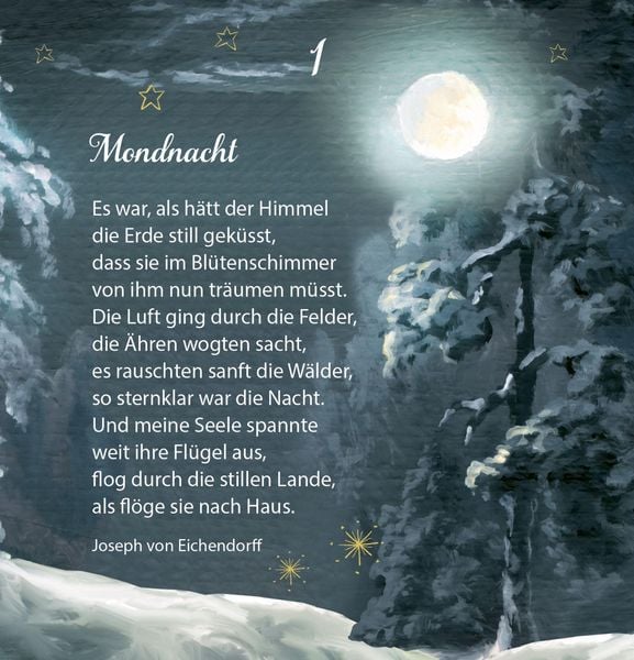 Produktbild: Liegt nun so still die weite Welt, Zettel-Adventskalender