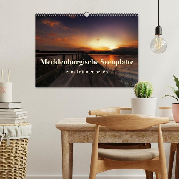 Produktbild: Mecklenburgische Seenplatte - zum Tr&auml;umen sch&ouml;n (Wandkalender 2026 DIN A3 quer), CALVENDO Monatskalender