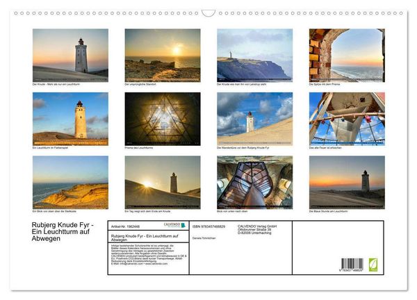 Produktbild: Rubjerg Knude Fyr - Ein Leuchtturm auf Abwegen (Wandkalender 2026 DIN A2 quer), CALVENDO Monatskalender