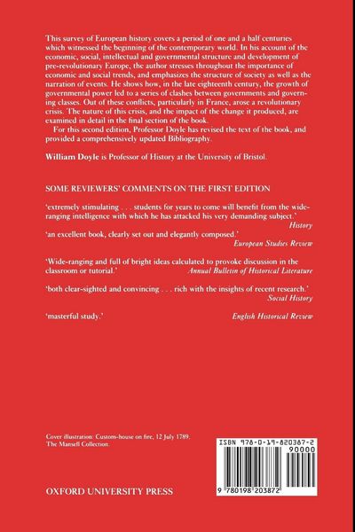 Produktbild: The Old European Order 1660-1800