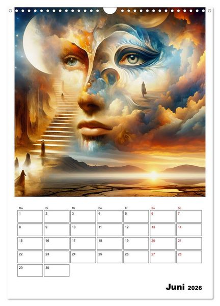 Produktbild: Treppen der Illusionen (Wandkalender 2026 DIN A3 hoch), CALVENDO Monatskalender