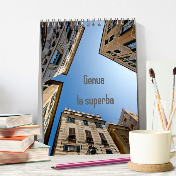 Produktbild: Genua - la superba (Tischkalender 2026 DIN A5 hoch), CALVENDO Monatskalender