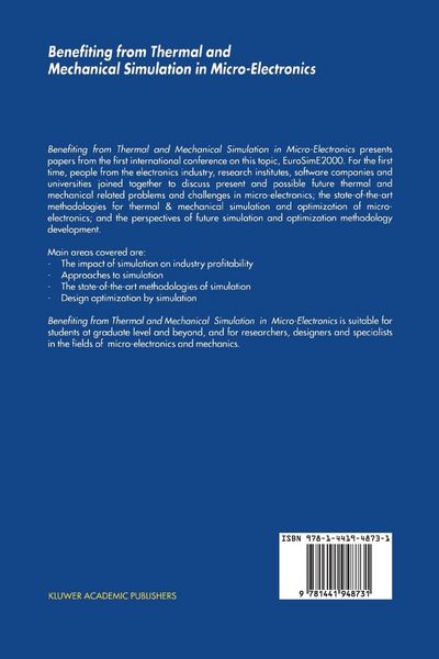 Produktbild: Benefiting from Thermal and Mechanical Simulation in Micro-Electronics
