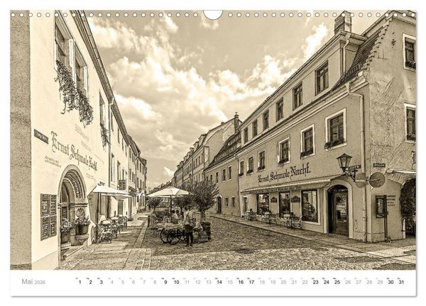Produktbild: Nostalgiekalender Pirna (Wandkalender 2026 DIN A3 quer), CALVENDO Monatskalender
