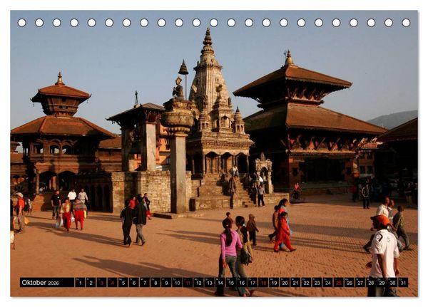 Produktbild: Nepal (Tischkalender 2026 DIN A5 quer), CALVENDO Monatskalender