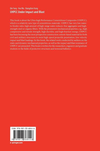 Produktbild: UHPCC Under Impact and Blast