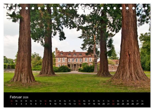 Produktbild: S&uuml;denglische Landschaftsg&auml;rten (Tischkalender 2026 DIN A5 quer), CALVENDO Monatskalender