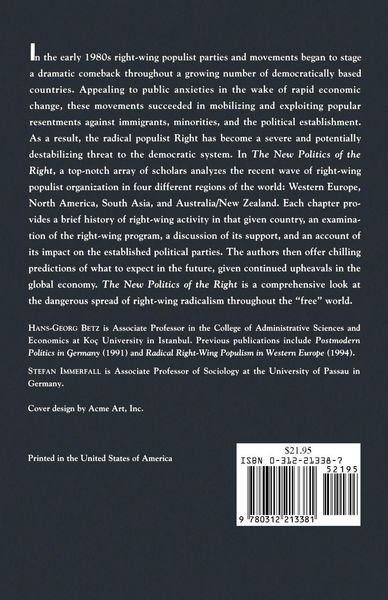 Produktbild: The New Politics of the Right