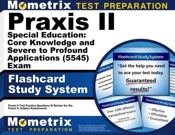 Produktbild: PRAXIS II Special Education: Core Knowledge and Severe to Profound Applications (5545) Exam Flashcard Study System