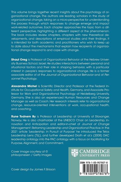 Produktbild: The Psychology of Organizational Change
