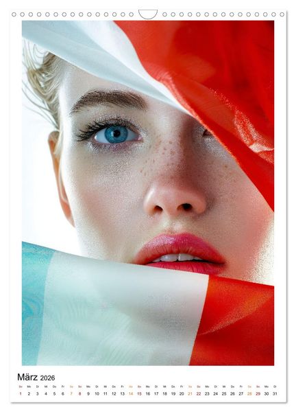 Produktbild: Europa zeigt Flagge (Wandkalender 2026 DIN A3 hoch), CALVENDO Monatskalender