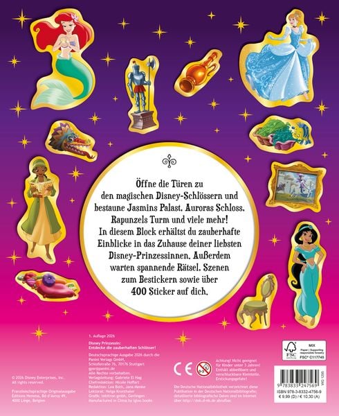 Produktbild: Disney Prinzessin: Entdecke die zauberhaften Schl&ouml;sser!