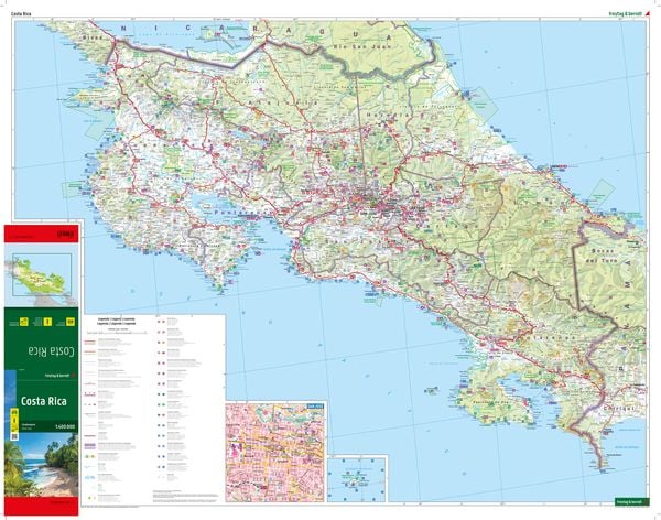 Produktbild: freytag & berndt Stra&szlig;enkarte Costa Rica 1:400.000