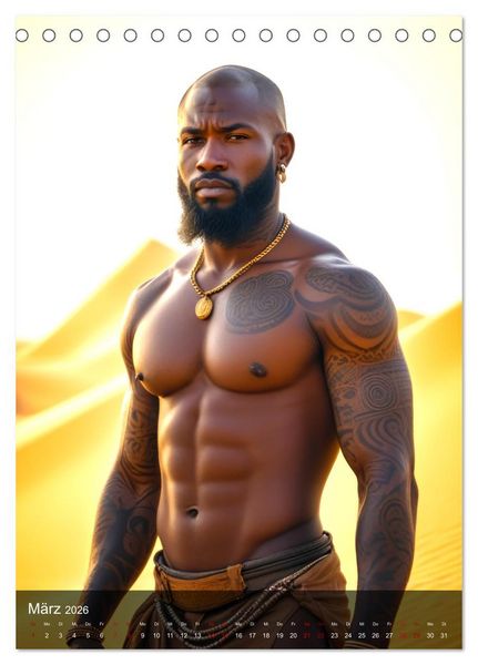 Produktbild: Tattoo Kings (Tischkalender 2026 DIN A5 hoch), CALVENDO Monatskalender