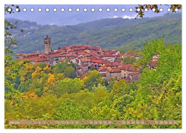 Produktbild: Garfagnana, Impressionen aus dem Norden der Toskana (Tischkalender 2026 DIN A5 quer), CALVENDO Monatskalender