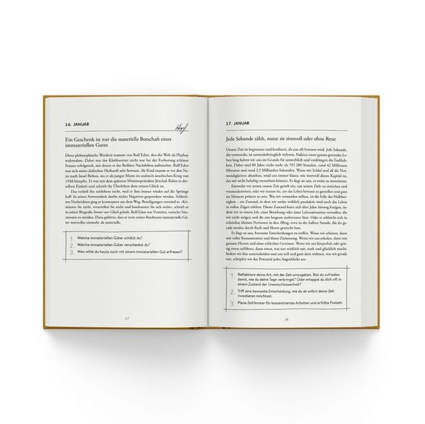 Produktbild: Jeden Tag einen Schritt. Limitierte Schmuckausgabe.