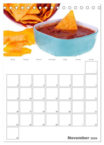 Produktbild: Frische K&uuml;che - Der hilfreiche Monatsplaner / Planer (Tischkalender 2026 DIN A5 hoch), CALVENDO Monatskalender