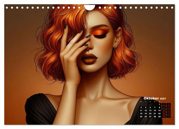 Produktbild: Eleganz, Farbe und Anmut (Wandkalender 2027 DIN A4 quer), CALVENDO Monatskalender