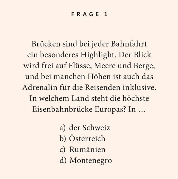 Produktbild: Eisenbahn-Quiz