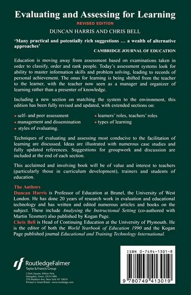 Produktbild: Evaluating and Assessing for Learning