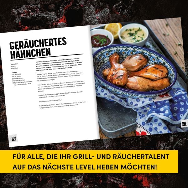 Produktbild: Smoke & Fire. 70 Rezepte f&uuml;r die Outdoor-K&uuml;che am offenen Feuer