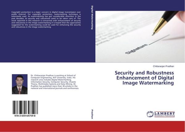 Produktbild: Security and Robustness Enhancement of Digital Image Watermarking