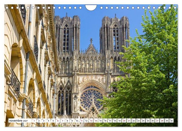 Produktbild: Les cath&eacute;drales fran&ccedil;aises &ndash; Des chefs-d'&oelig;uvre de l&rsquo;architecture gothique (Calendrier mural 2027 DIN A4 vertical), CALVENDO calendrier mensuel