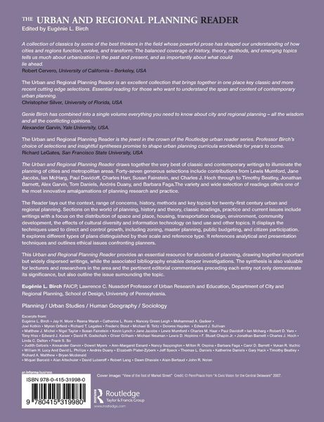 Produktbild: The Urban and Regional Planning Reader