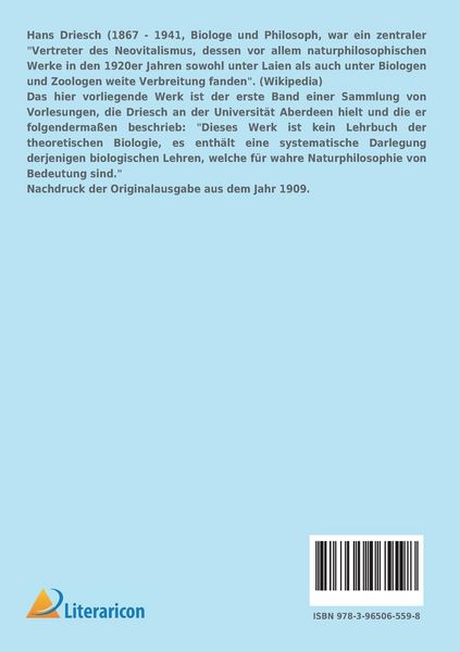 Produktbild: Philosophie des Organischen