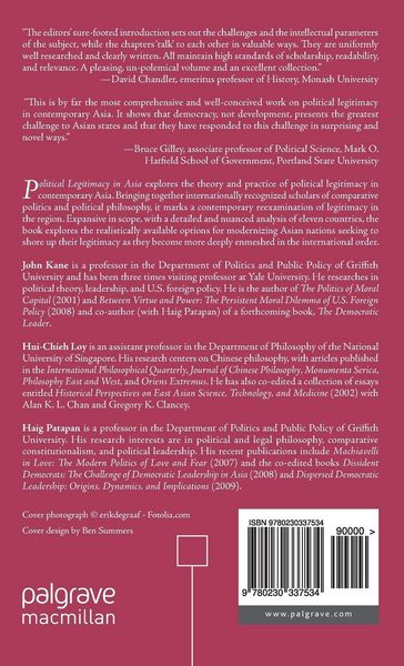 Produktbild: Political Legitimacy in Asia