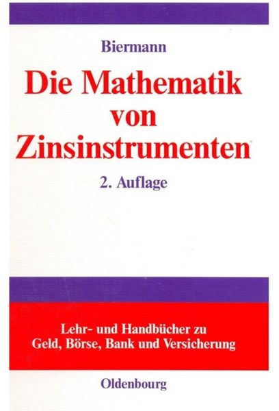 Produktbild: Die Mathematik von Zinsinstrumenten